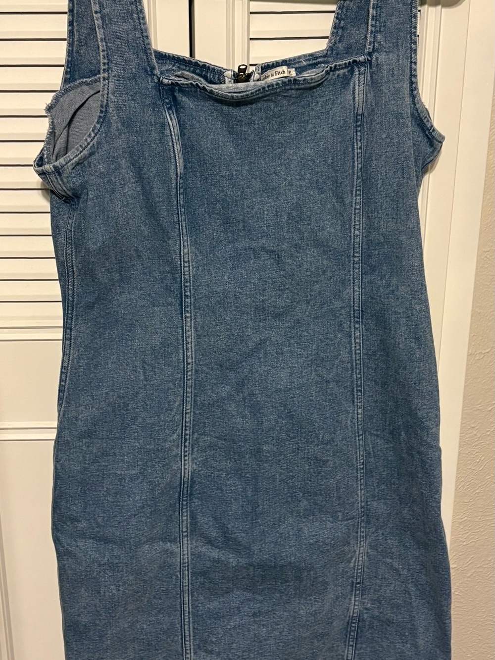 Abercrombie & Fitch Light Blue Denim Tank Dress